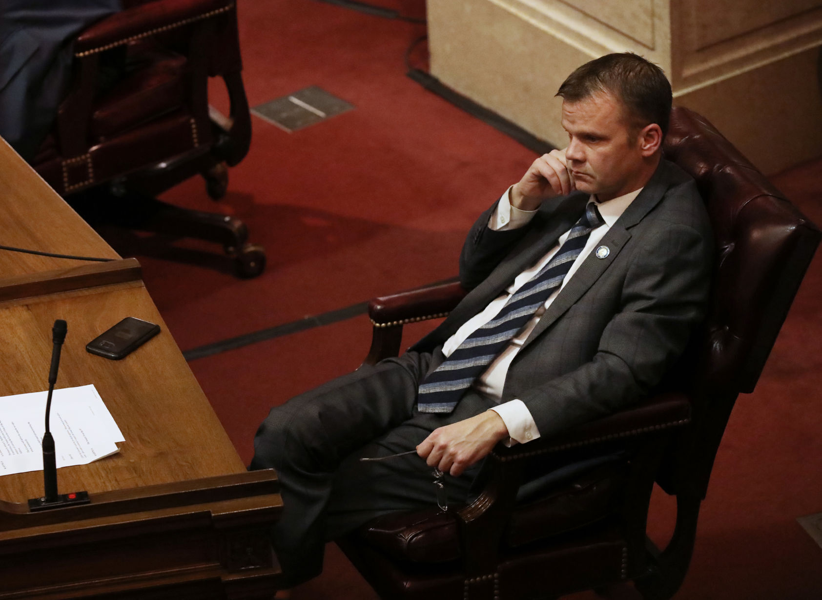 Senate Majority Leader Devin LeMaheiu